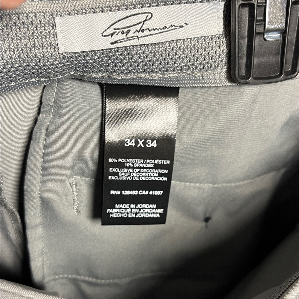 Greg Norman Men’s Gray Slim Fit Pants 34x34 - Picture 3 of 4